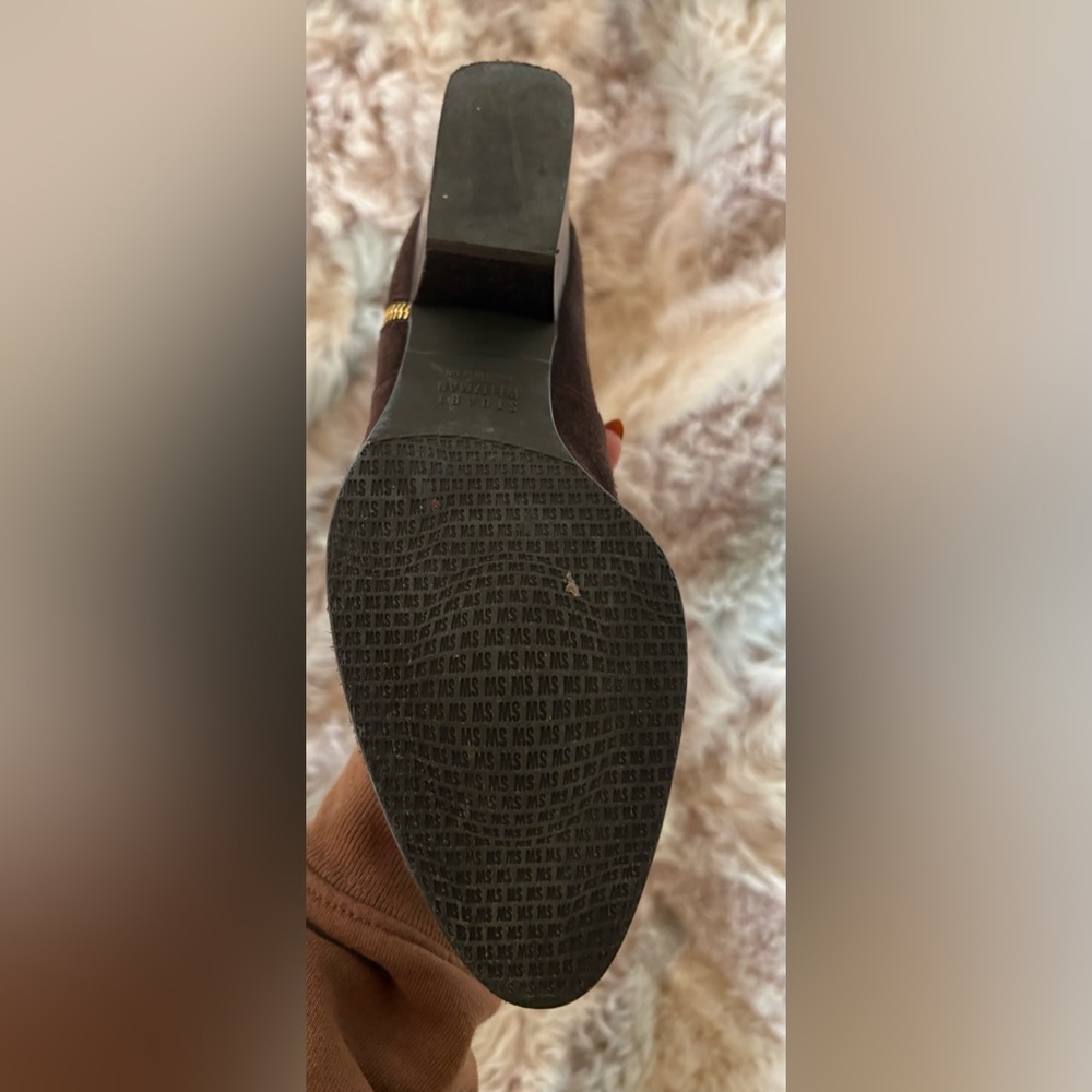 Stuart Weitzman Chocolate Brown Boots - Picture 10 of 11